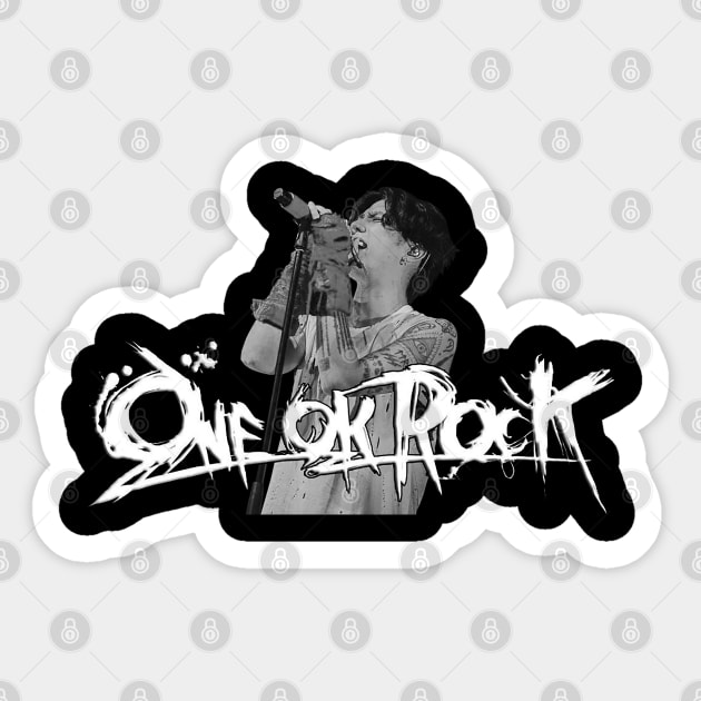 One Ok Rock - Taka Sticker by Neon Moonlight